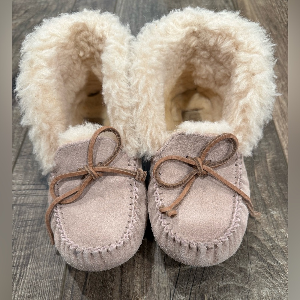Kids Uggs Alena Moccasins- Pink
